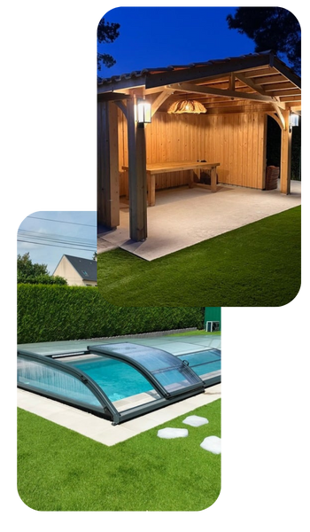 aménagements en gazon synthétique